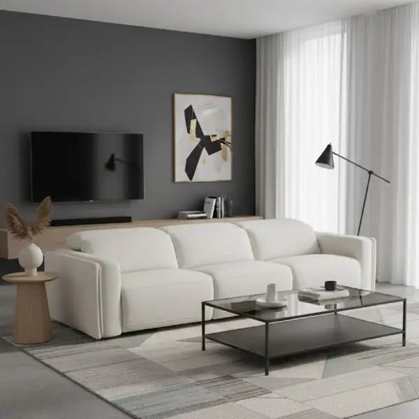 Modern Reclining Sofa