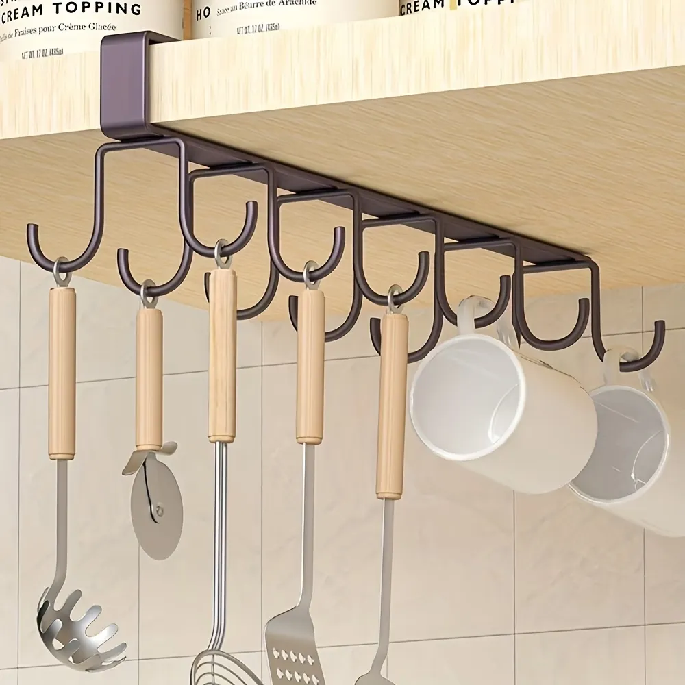 Under-Cabinet Mug Rack