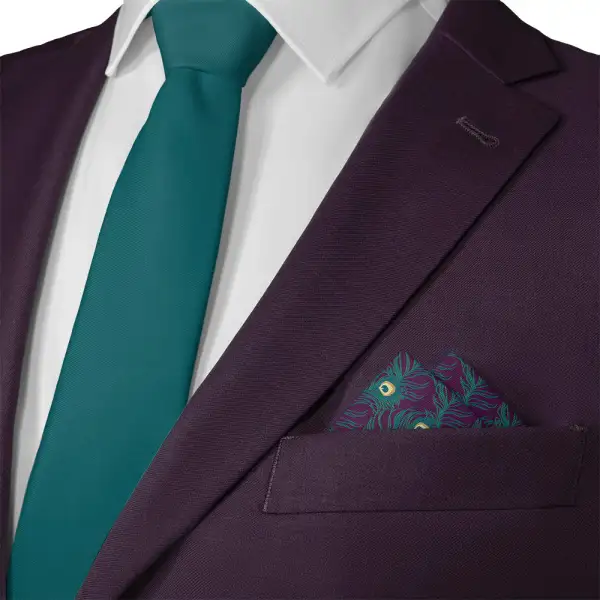 Understated Clean Art Deco Novelty Pocket Square
