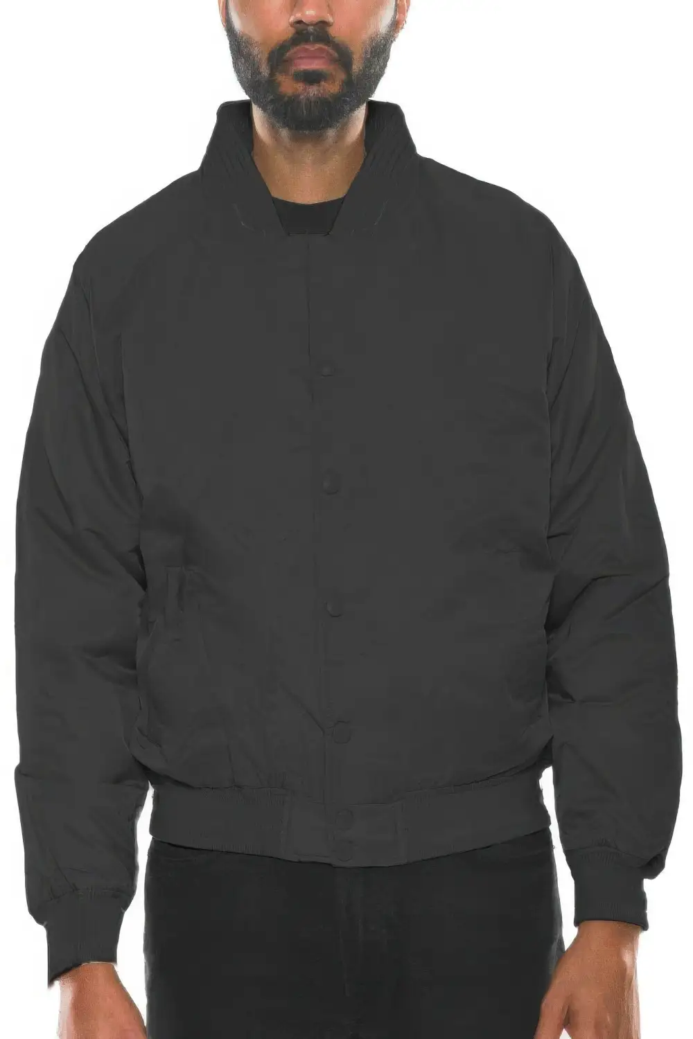 Polyester Windbreaker Winter Bomber Jacket