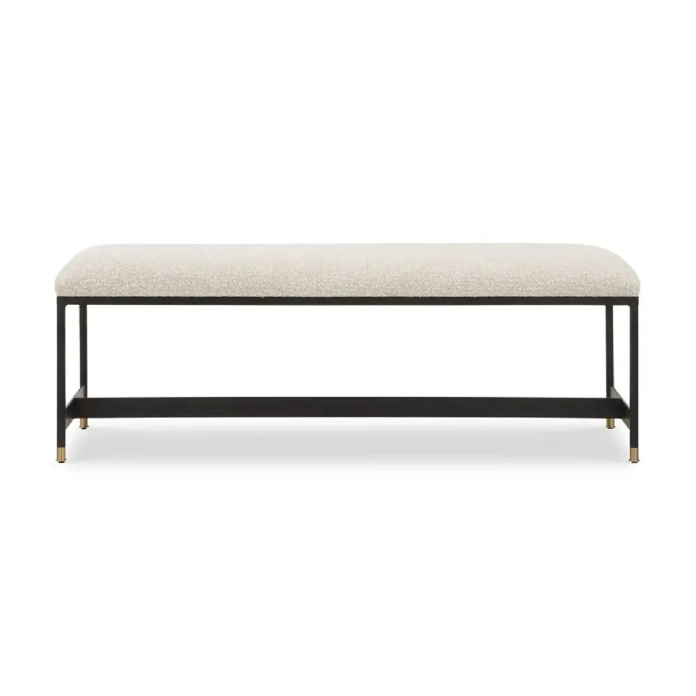 Sculptural Contemporary Accent Bench