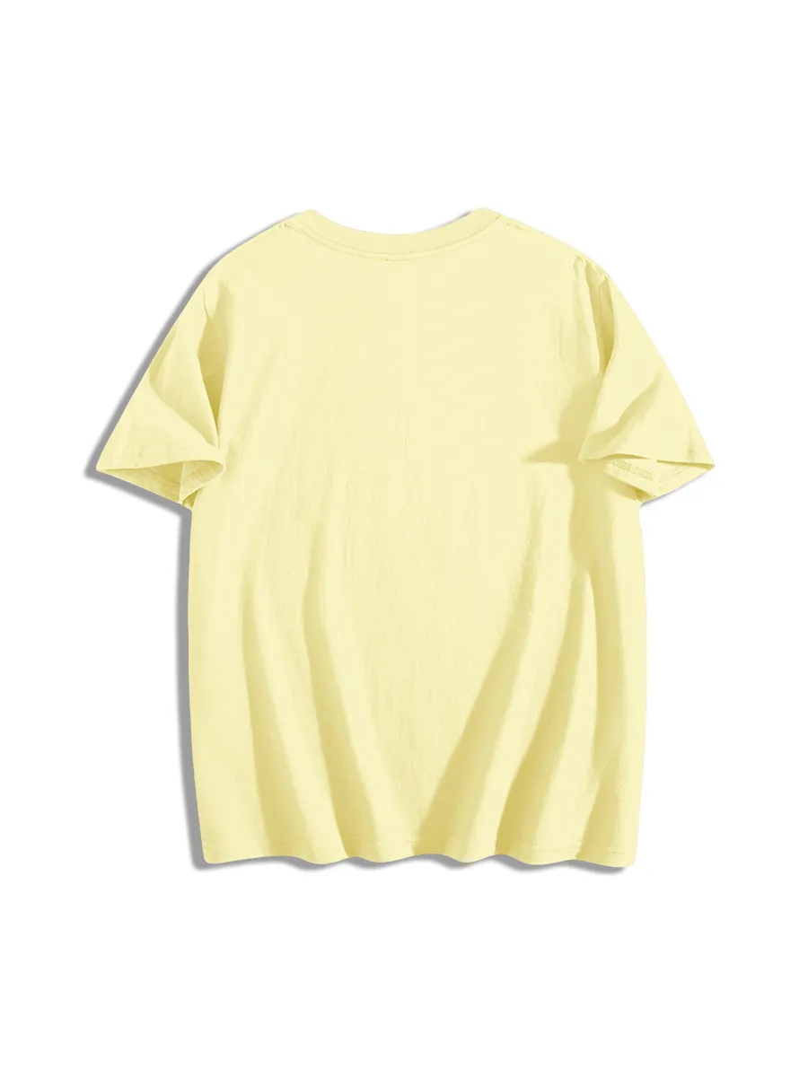 Minimalist Mountain Scene Accent T-Shirt