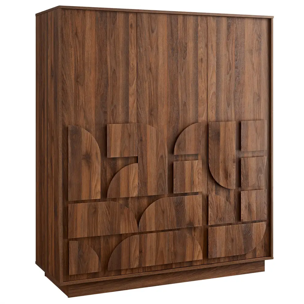 Three Door Wardrobe Closet