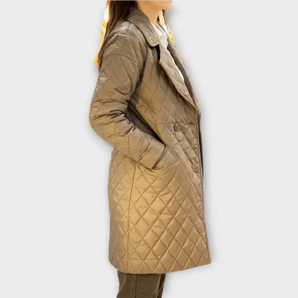 Quilted Structured Coat