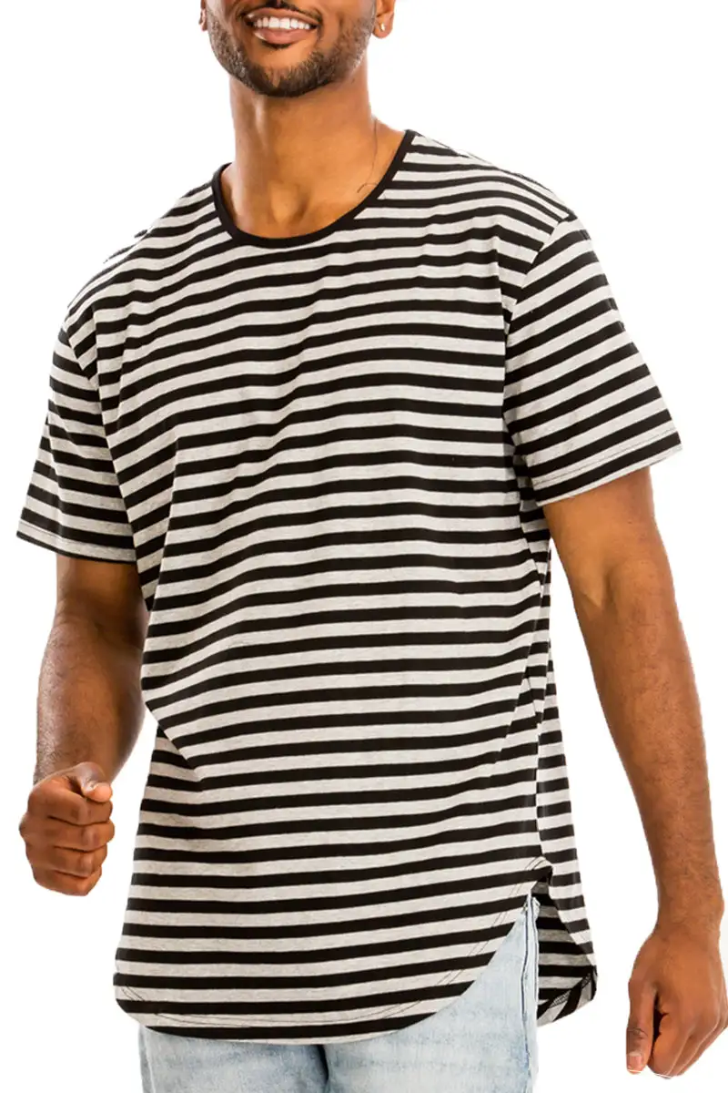 Black White Striped T-Shirt