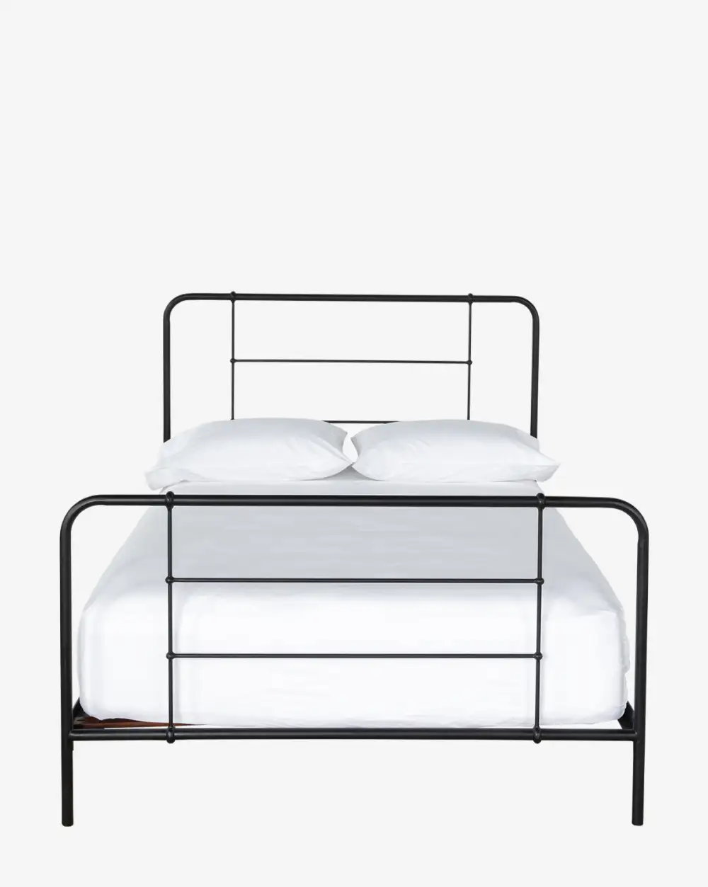 Curved Iron Bed