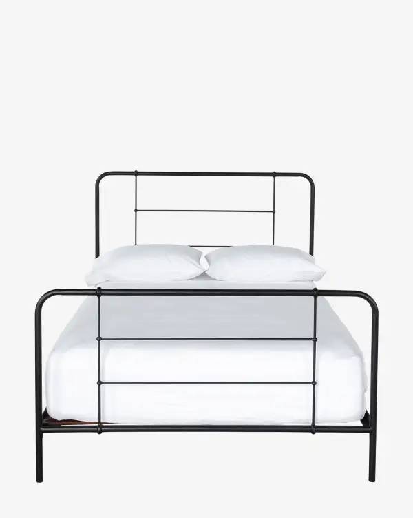 Curved Iron Bed