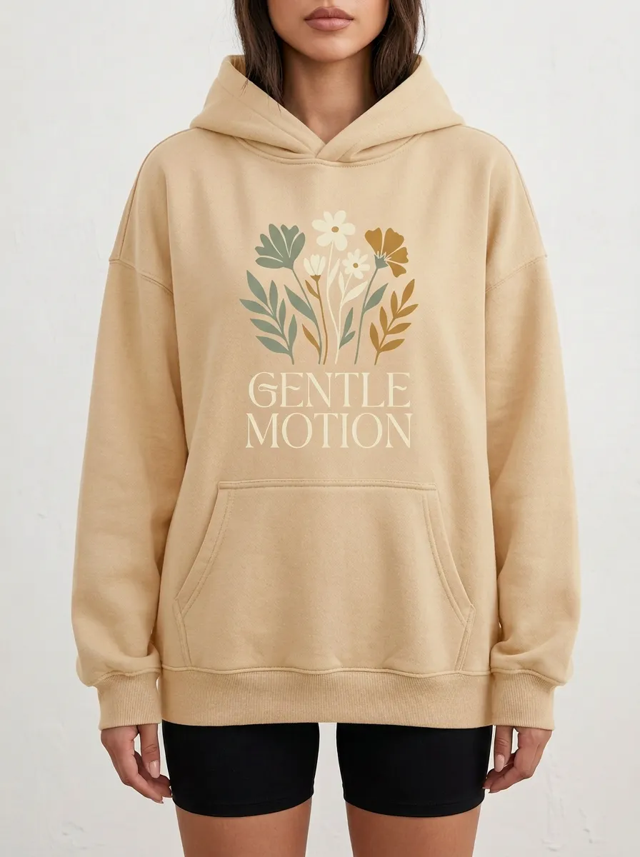 Gentle Motion Floral Botanical Hoodie