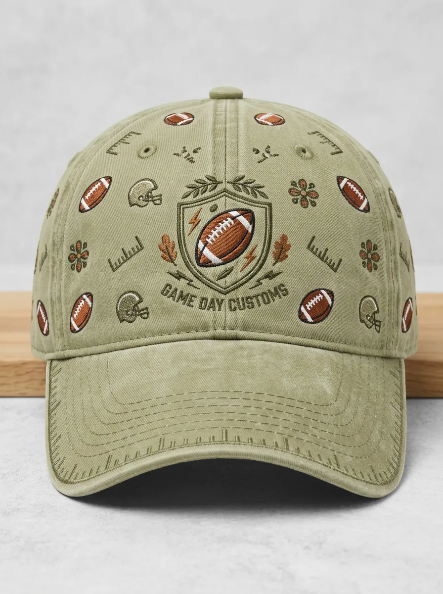 Team Spirit Embroidered Baseball Cap