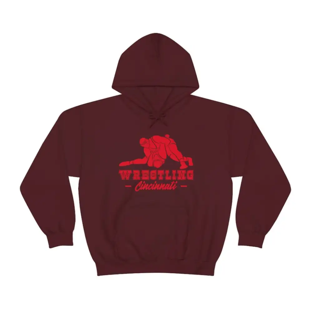 Everyday Practice Day Wrestling Graphic Pullover Hoodie