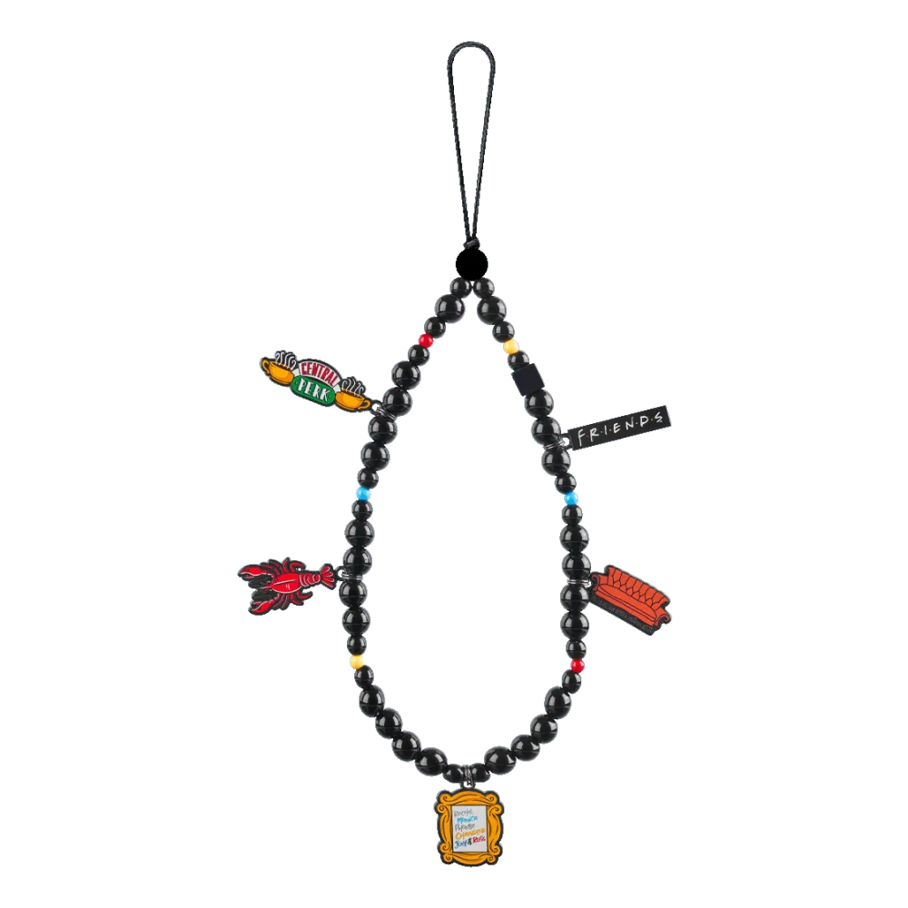 Casual Beaded Phone Charm Strap