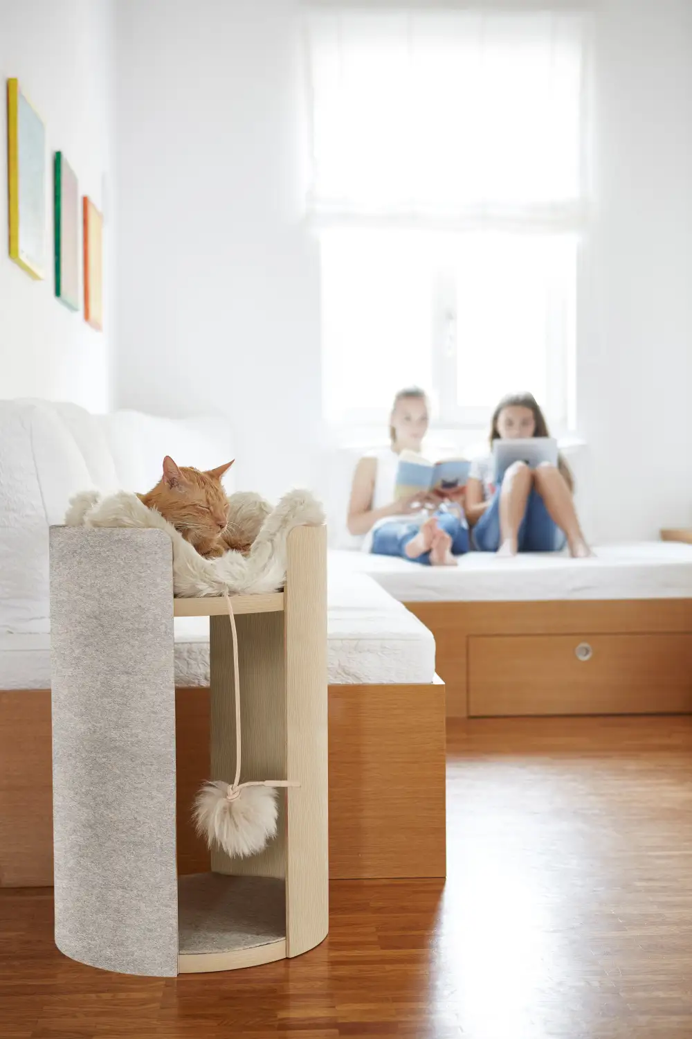 Tall Cat Scratching Tower