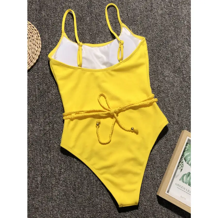 Women's Ribbed One-Piece Swimsuit