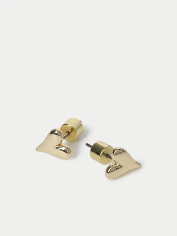 Elegant Heart Studs