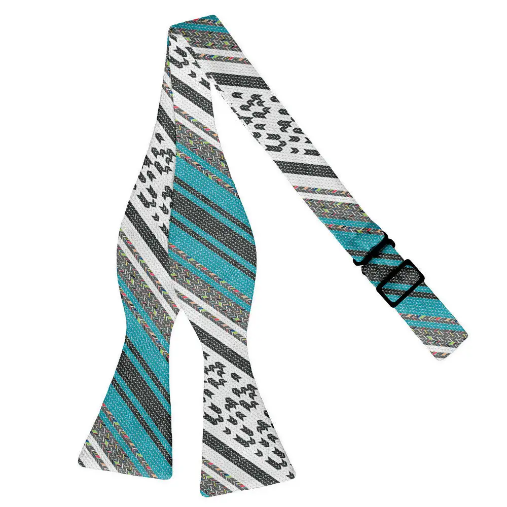 Serape Stripe Motif Bow Tie