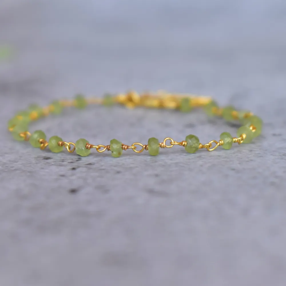 Radiant Peridot Bracelet