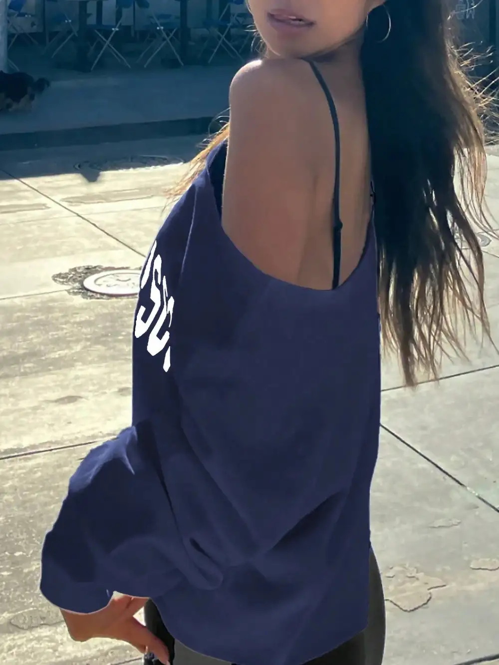 Letter Graphic Sweatshirt