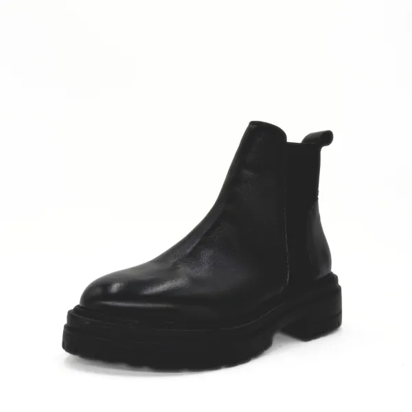 Slip On Lug Sole Platform Ankle Boots