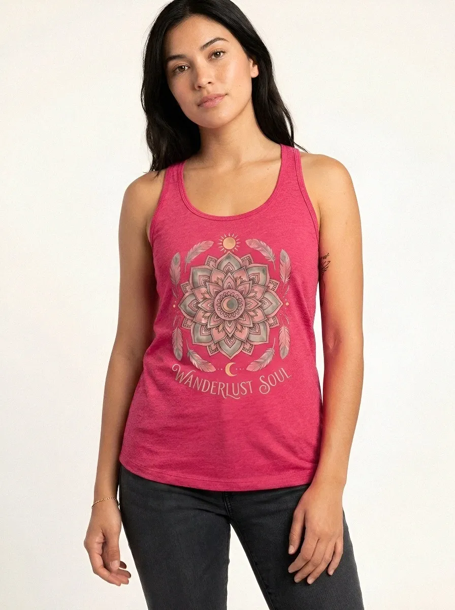 Wanderlust Soul Mandala Tank Top
