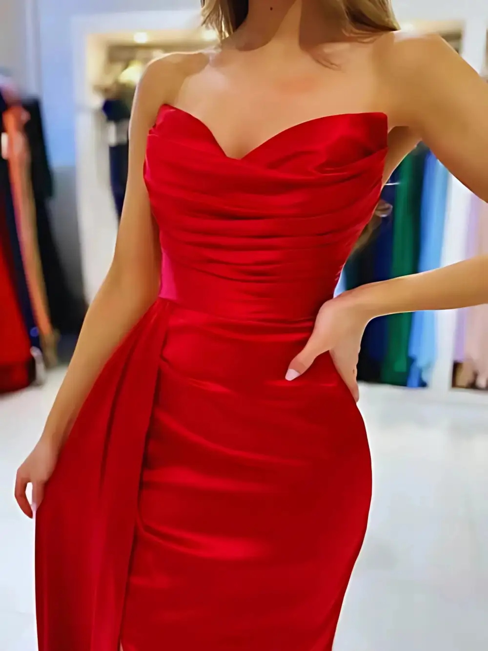 Modern Sweetheart Prom Dress
