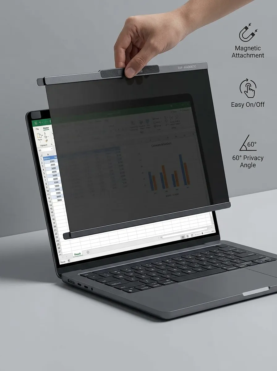 Privacy Magnetic Detachable Laptop Screen Filter