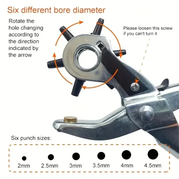 Multi-Purpose Multi-Size Puncher