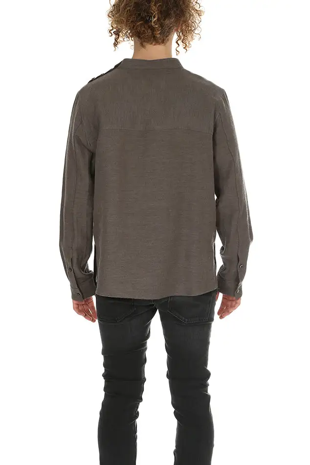 Crewneck Linen Wool Sweater