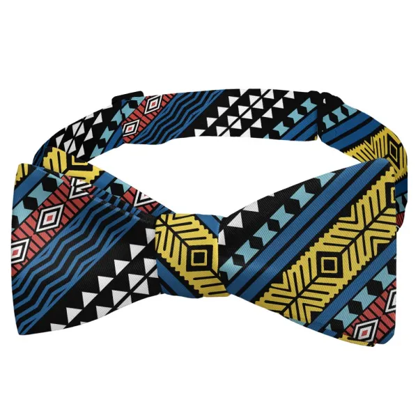Mawmbe Geo Pattern Bow Tie
