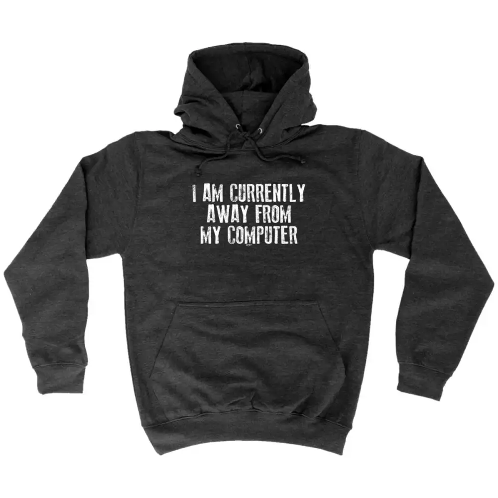Away Computer Graphic Hoodie