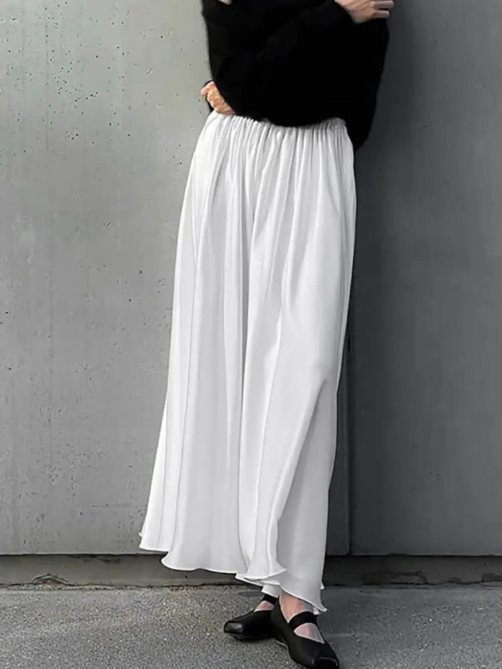 Elastic Waist Skirt