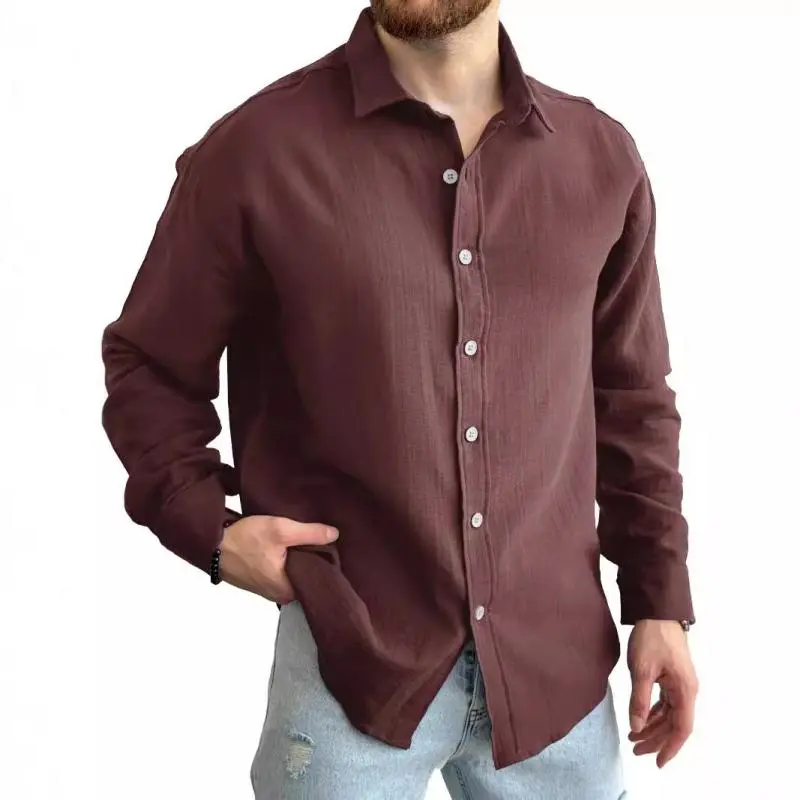 Washed Textured Woven Shirt