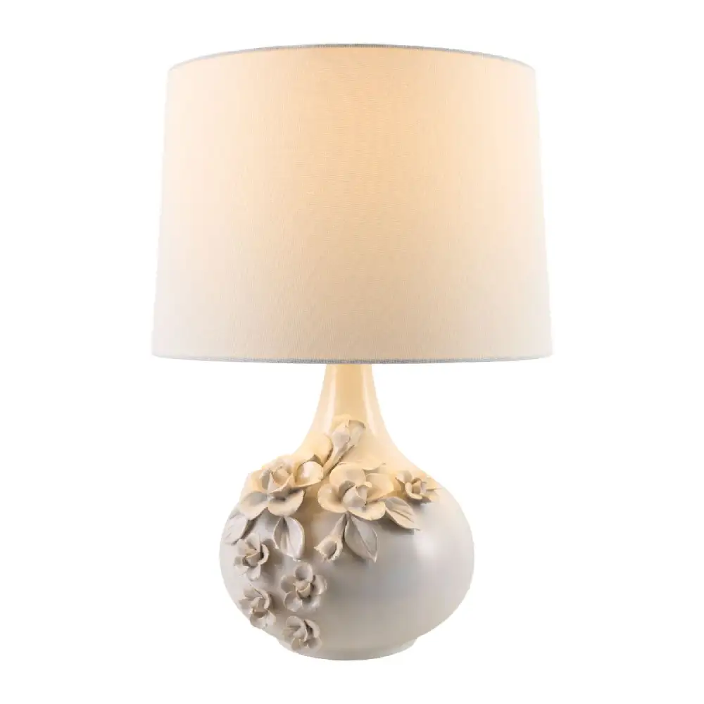 Textured Glazed Ceramic Table Lamp