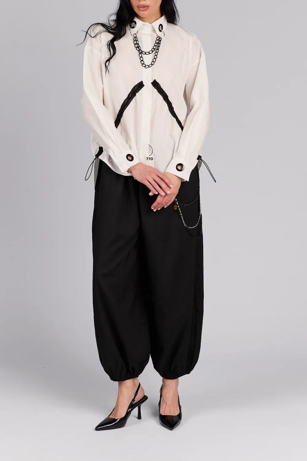 Refined Layered Button Front Shirt