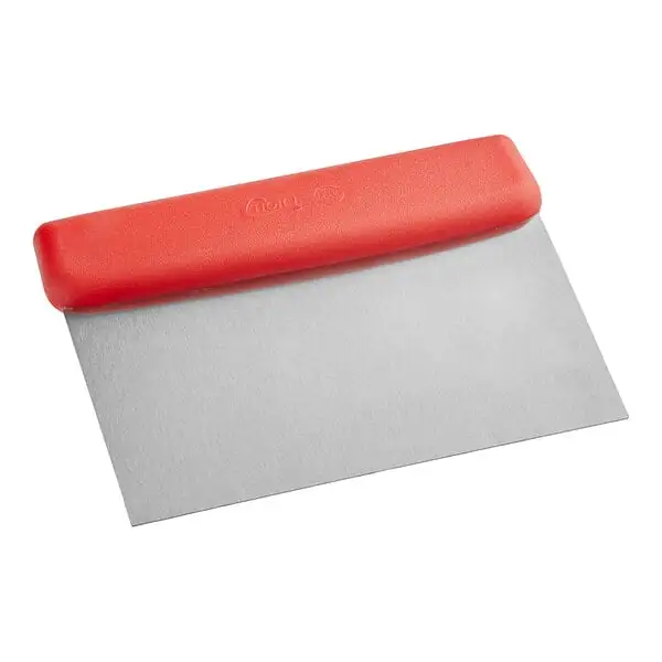 Compact High Carbon Stainless Steel Dough Cutter Bench Scraper with Handle