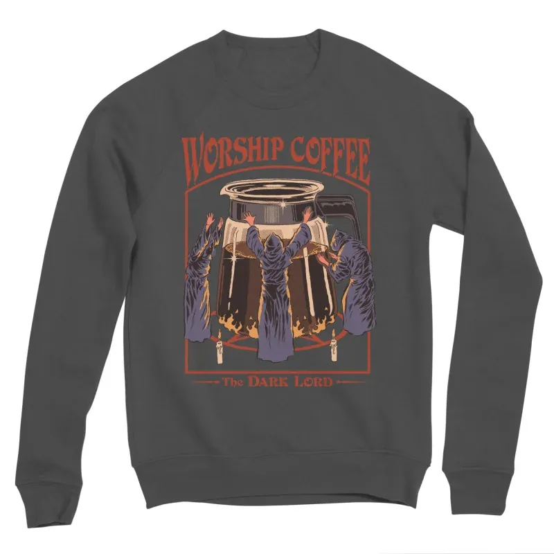 Coffee Design Crew Neck Sweatshirt
