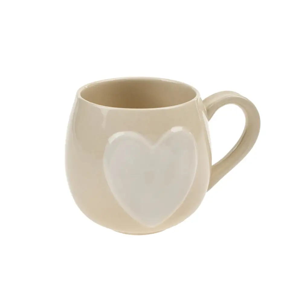 Big Heart Stoneware Mug