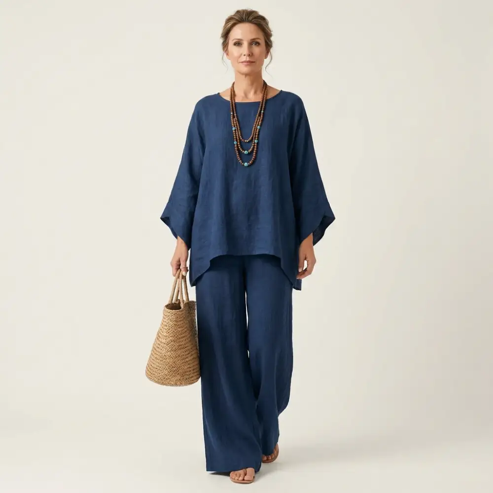 Majolie | Linen-Blend Boho Set