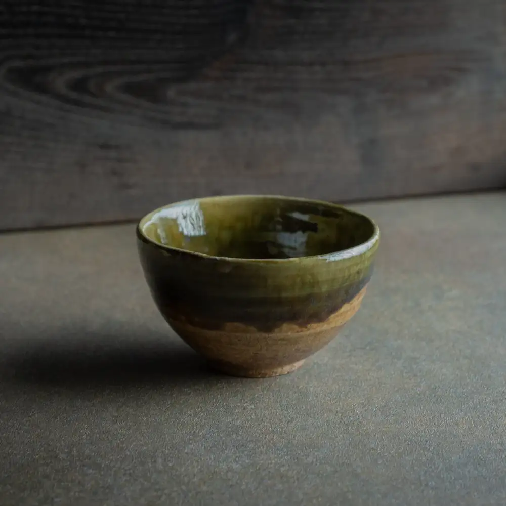 Textured Stoneware Rice Bowl