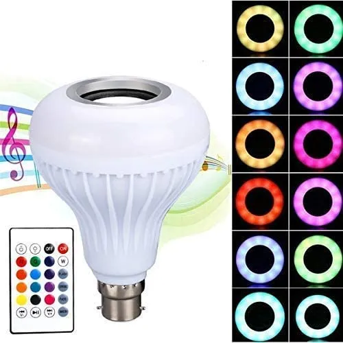 LED Music Light Bulb with remote control Colour Changing
