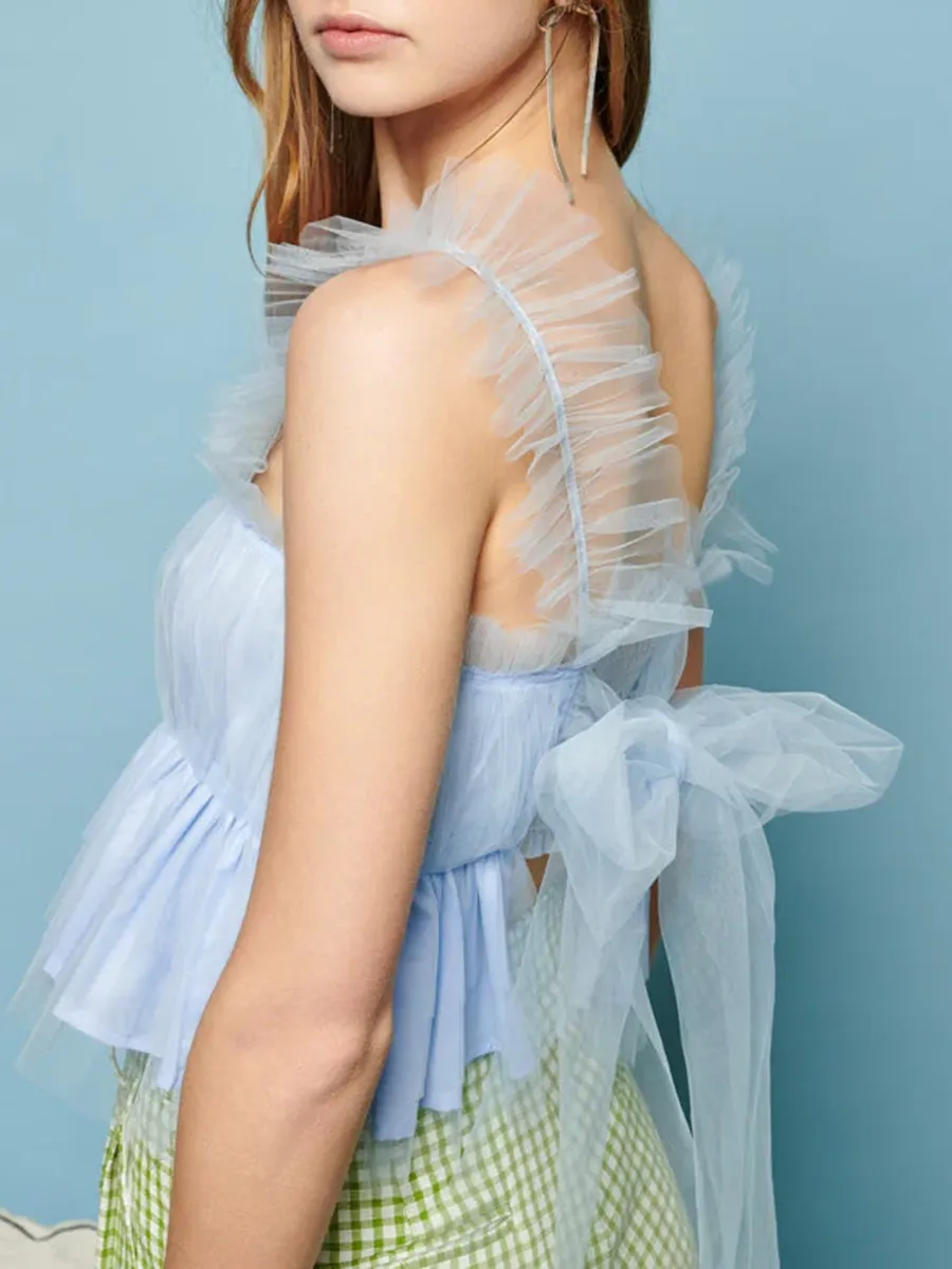 Tulle Cami Top