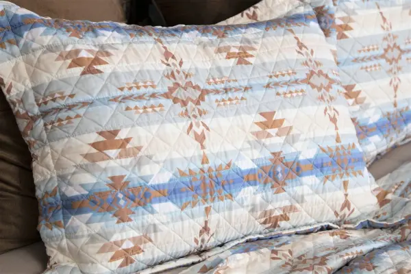 Collected Quilted Geometric Quilt Set