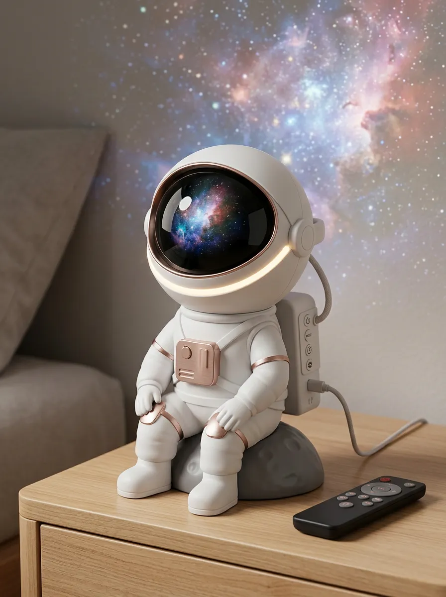 Astronaut Galaxy Nebula Projector Night Light for Home Theater Ambience