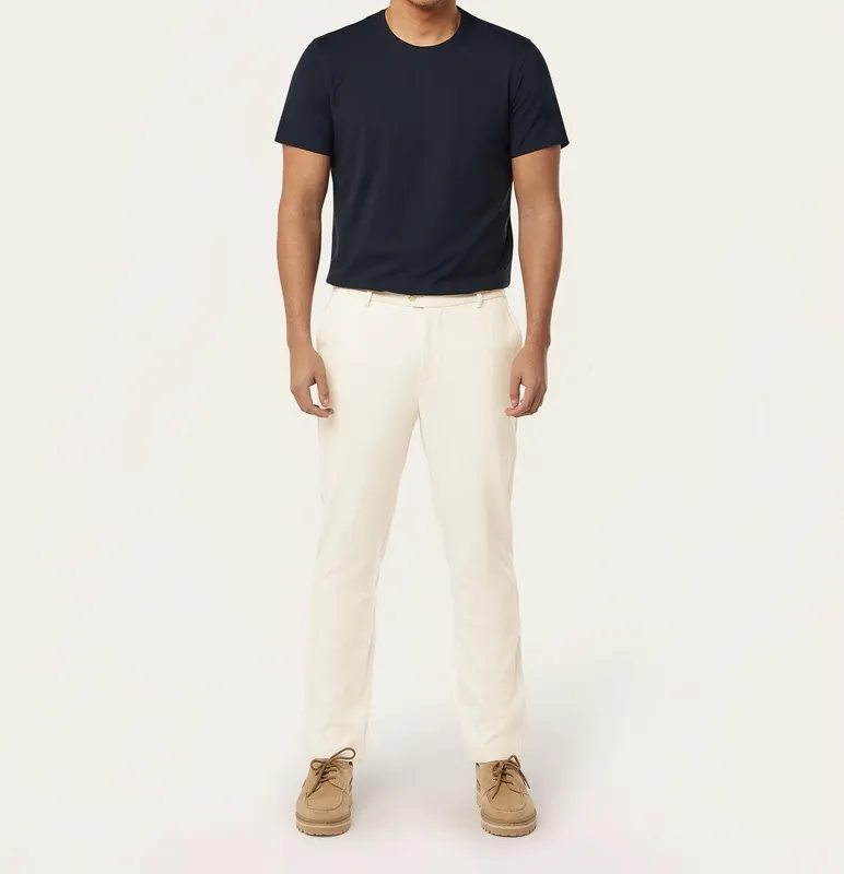 Regular Classic Pants Off White