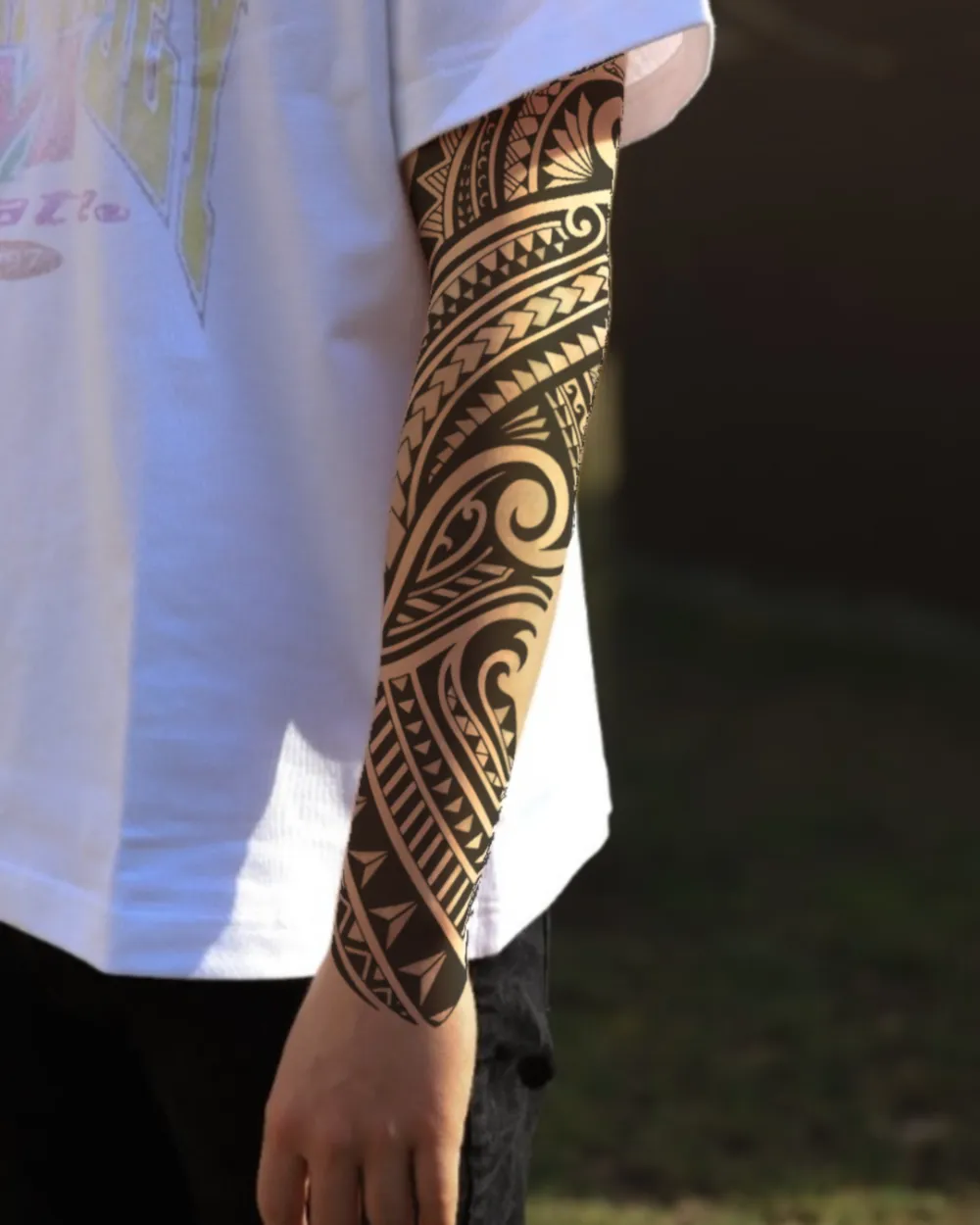 Celtic Knot Sleeve Temporary Tattoo