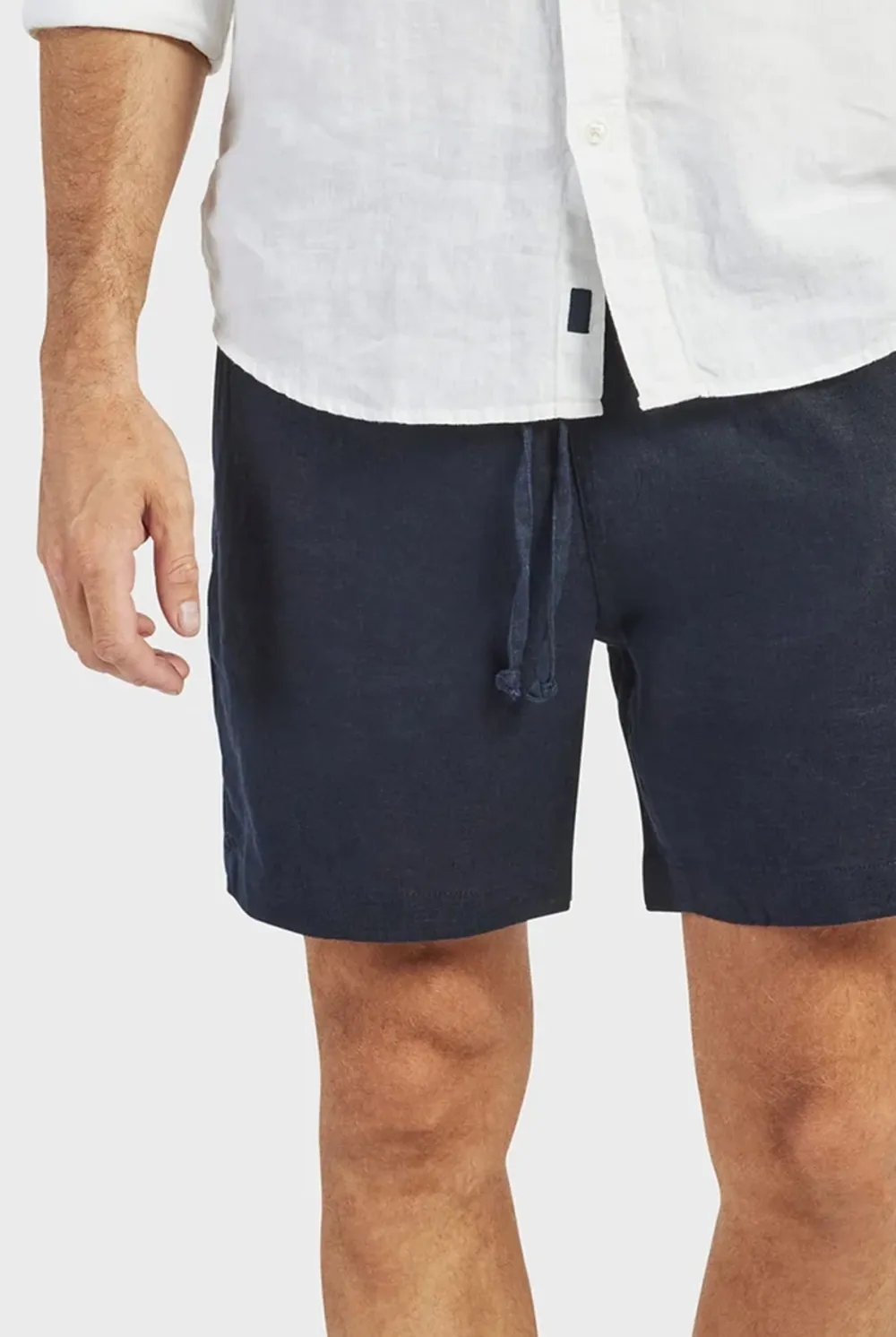 Durable Cotton Blend Drawstring Casual Travel Shorts