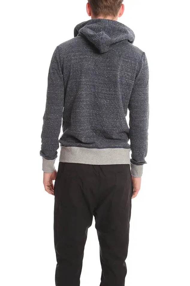 Cashmere Cotton Zip Hoodie