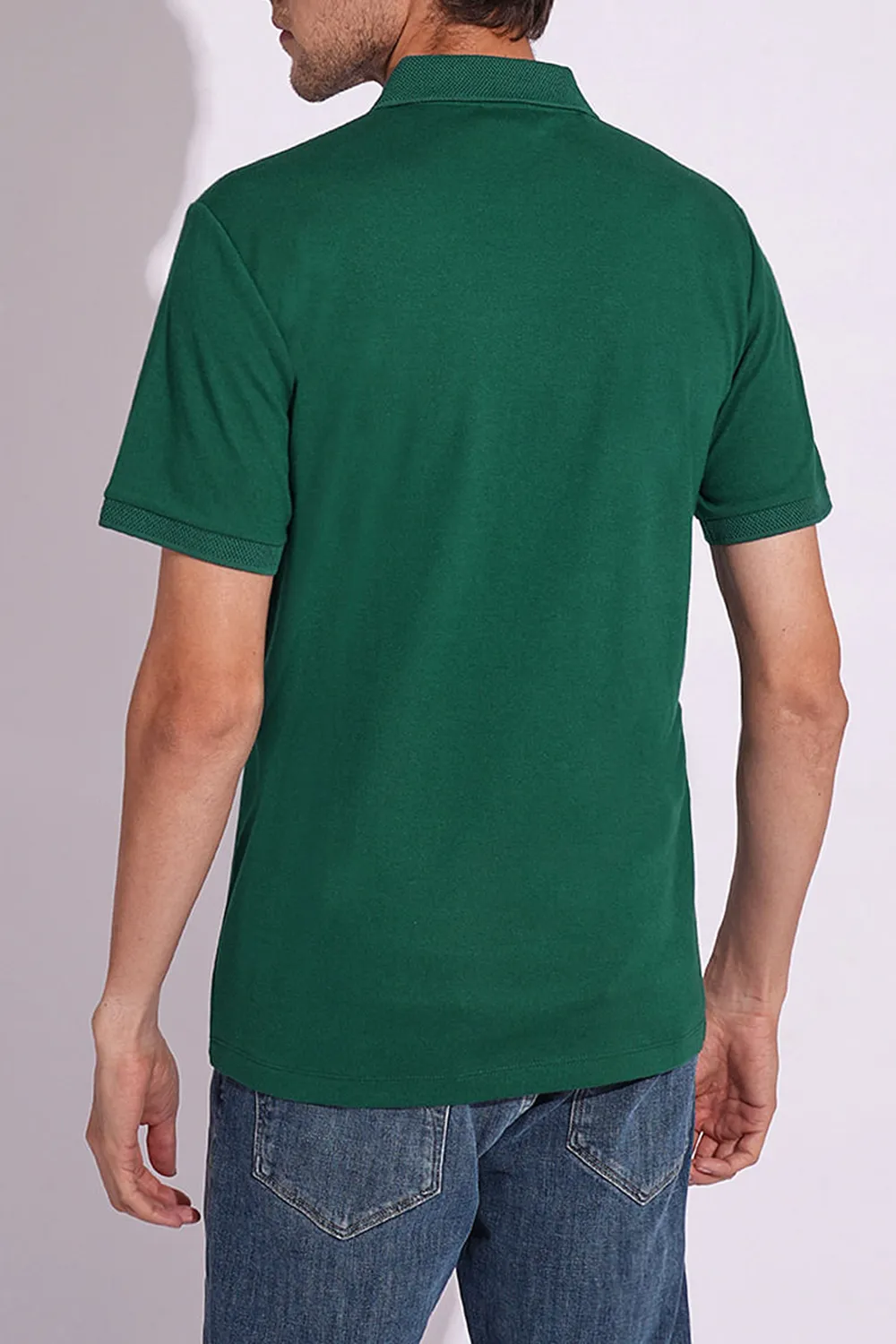 Organic Cotton Zipped Polo