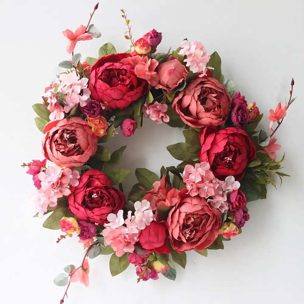Floral Artificial Round Decorative Botanical Accent