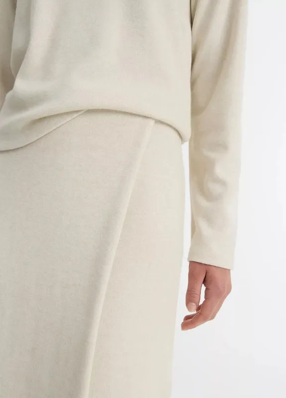 Nylon Jersey Elastic Waist Skirt