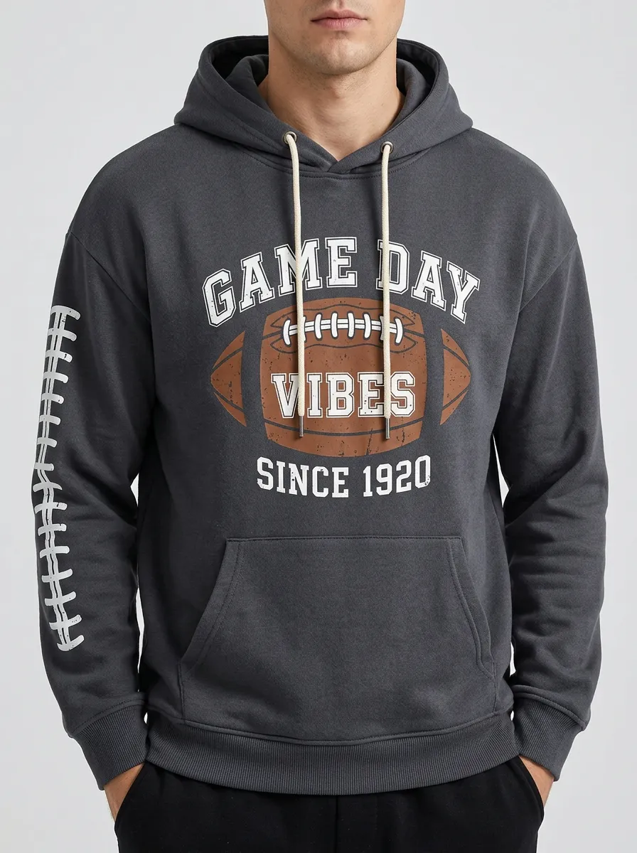 Men's American Football Game Day Vibes Since Hoodie